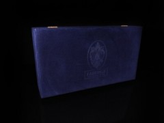 Faberge Na Zdorovye Cordial Liqueur Red Glasses NIB