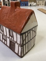 Mudlen End Studio Felsham Suffolk Pottery Miniature House Cottage Tudor Style