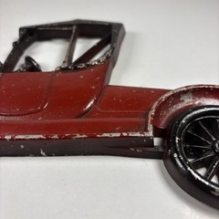 Vintage Sexton Cast Metal Iron RED Automobile Wall Art Decoration Hanging Plaque