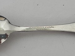 TH. Marthinsen Sterling Silver Assorted Demitasse Spoons Set of 12 Norway