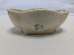 Vintage Sm. Belleek Shamrock Open Salt Seashell Collection, 7th Mark (1980-1993)