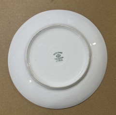 4 Vintage Meito China Hand Painted Landscape Plates 6 1/2″ Japan