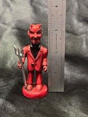 Neil Eyre Halloween Horror Spooky Scary Red Devil Mirror finish Pitchfork