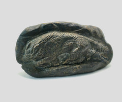 Ancient Greek Wolf Carved Stone Sculpture Animal Figure Circa 200-300 BC