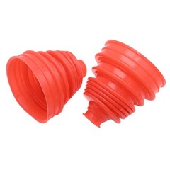 Silicone CV Joint Boot Kit Height Constant Velocity Red Set 2PC 5″ 125-130 mm