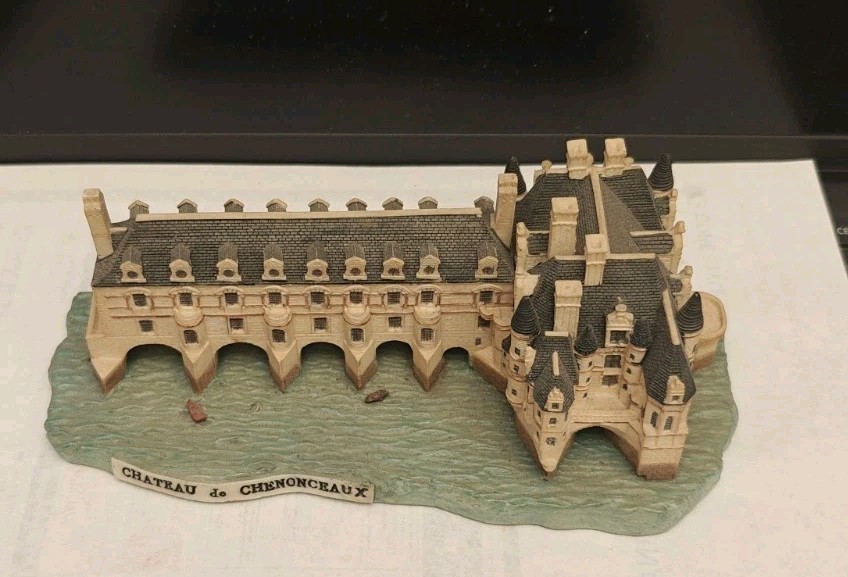 Chateau De Chenonceaux France 1901 Replica Building