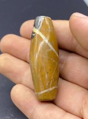 Beautiful Old Natural Jasper Stone Near Eastern Antique Beads From Asia
