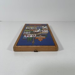 20th Century Greece Art Wall Décor Tile Terracotta Angelo Tsakirakis 8.5 x 4.5
