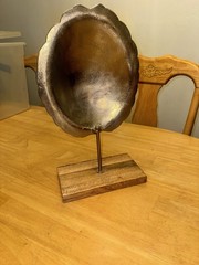 Turtleshell decor/accent piece cast aluminum