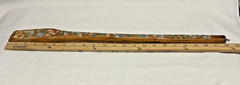 Vintage NORWAY ROSEMALING FOLK ART 22″ Stirring Paddle, Stick or Spoon