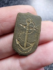 Rev War Royal Navy Anchor Clog Clasp Georgian 18thc Detecting Find Antique