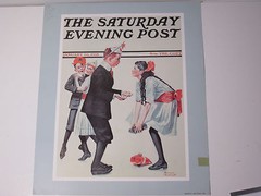 Sepco Norman Rockwell Unframed Sat Evening Post Print Pardon Me