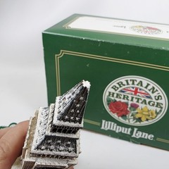 RARE Lilliput Lane Big Ben in Winter L2300 Britain’s Heritage London model