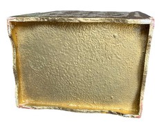 Vintage 1940s Italian Florentine Gold Gilt Neoclassical Wastebasket & Tissue Box