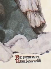 Saturday Night Out Norman Rockwell Woman Girl 8×10 Vintage 1983 Print UNFRAMED