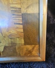 Wooden Marquetry By William BADER, Asheville, NC, signed