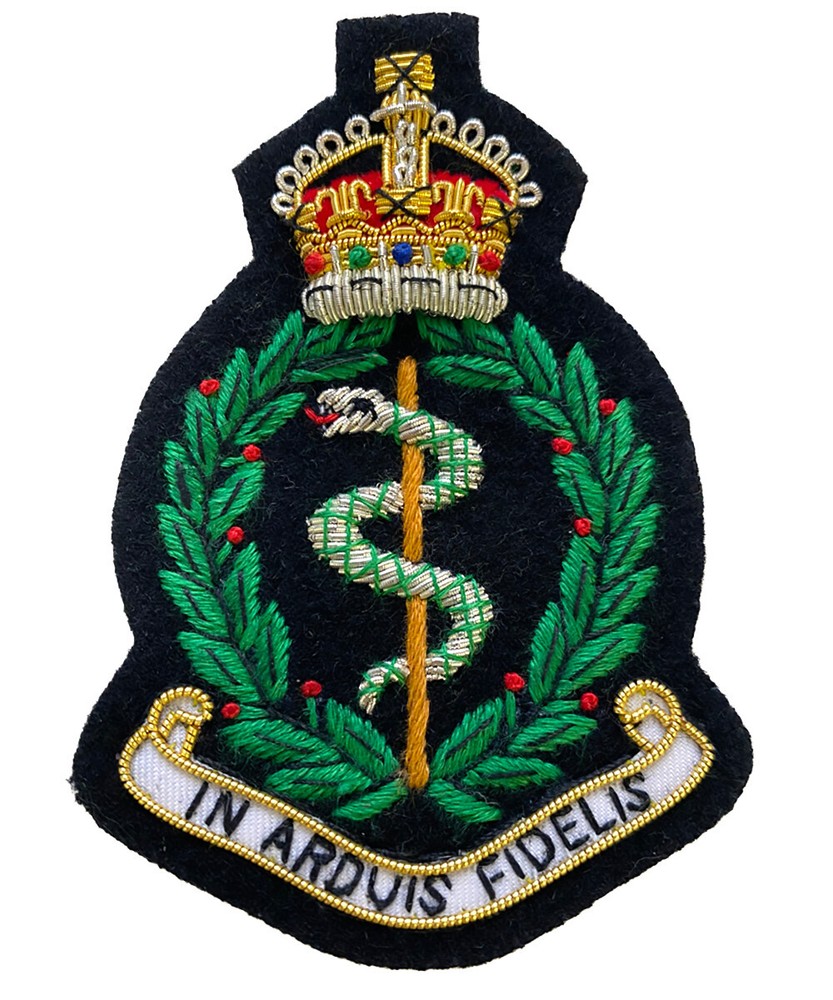 Royal Army Medical Corps Blazer Badge Embroidered British Army