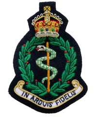 Royal Army Medical Corps Blazer Badge Embroidered British Army
