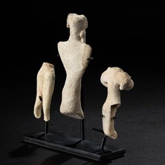 Ancient Near Eastern Pottery Fragments Figures Idols