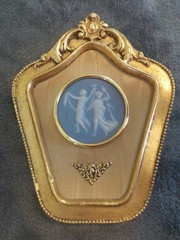 Vtg LIMOGES CAMEO France SUNGOTT ART STUDIOS Set of 4