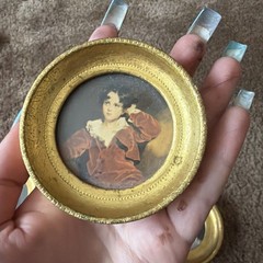3 small Florentia hand made in Italy pictures victorian