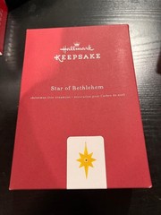 Hallmark Keepsake Ornament 2016 Star of Bethlehem Yellow Gold Red NIB Premium