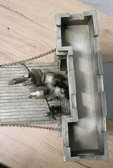 Franklin Mint Camelot Pewter Sculpture Bookend from 1978