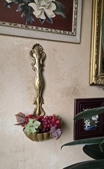 VTG Sexton Cast Metal Ladle Wall Decor MCM Royal Gold Finish