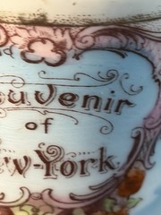 Antique 1900’s “Souvenir Of New York” Victoria Austria Porcelain Tumbler-Chip