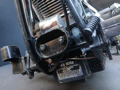 UNTESTED New Bright 9.6V R/C Red Harley Davidson Fat Boy Motorcycle AS IS PARTS