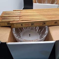 Lot Of 4 – 24% Full Lead Crystal Votive Candle Holders USED