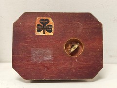 Vintage Irish Cottage Music Box Galway Bay Dancing Man & Woman Ireland Working