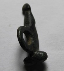 Rare Genuine Ancient Roman soldiers Military phallic pendant artifact power 3AD