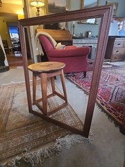 Antique Large Oak Frame