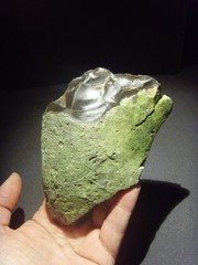 Lower Paleolithic – Large Acheulean oblique scraper. c.450,000 BP.
