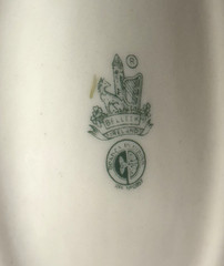 Belleek Ireland Trinket Box + Dish Set Classic Shamrock Cream Porcelain 6th Gen