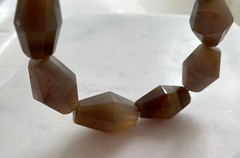 Ancient Agate Beads Islamic 1500 AD – Strand 2 – from Afghanistan 13 Beads