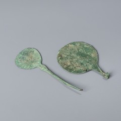 Ancient Central Asian Luristan Bronze Age Mirrors [2pcs, 50gram]