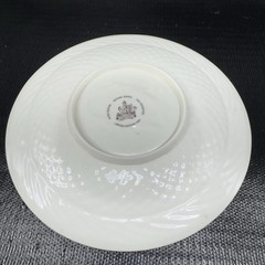 Belleek Christmas 9inch Plate Dish Fine Porcelain 1980 The Hedgehog Ireland VTG