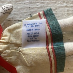 1979 Hallmark Famous Americans Annie Oakley Soft Collectible Doll Vintage