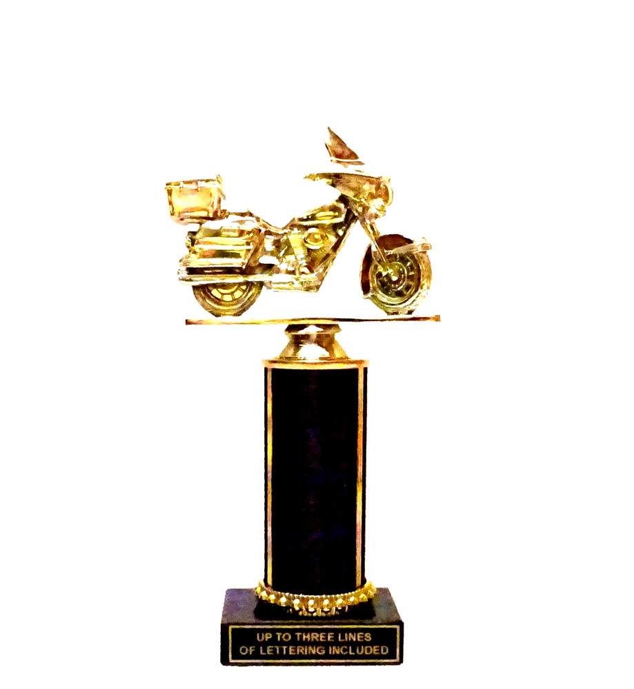 MOTORCYCLE TROPHY, BIKE AWARD, CHOPPER MOTORCYCLE SHOW TROPHY 4DC