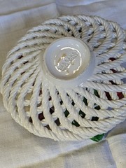 Handsome 3 D Cherry Dish, Marked lassako Italy, Could Be Hung On Wall