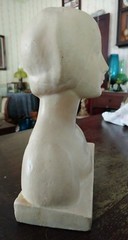 Florentine Art Plaster 132 Antique 1914 Unknown Woman by Donatello