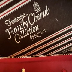 Vintage 1980’s Fontanini Italy Cherubs w/ Banner in Original Packaging Lot of 2