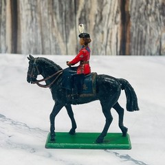 VTG W. Britains 1988 Queen Elizabeth Black Horse Color Trooping 41075 England