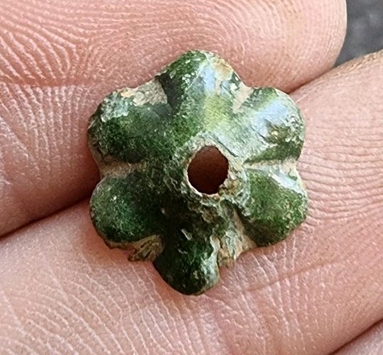 Medieval Mount Floral Metal Detecting Find Antique