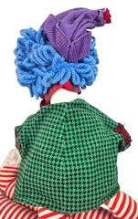 1990s Vintage Mad Maxine Plush Doll Weighted Bottom, Door Draft Stopper Hallmark