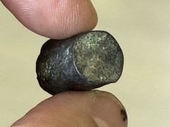 RARE PRE-COLUMBIAN SILVER & GOLD THIMBLE / FINNIAL CAP, PERU INCA MOCHE CULTURE