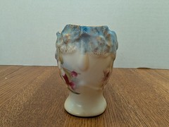 VINTAGE RS SUHL MARKED HAND PAINTED VICTORIAN EDWARDIAN PORCELAIN SHOE