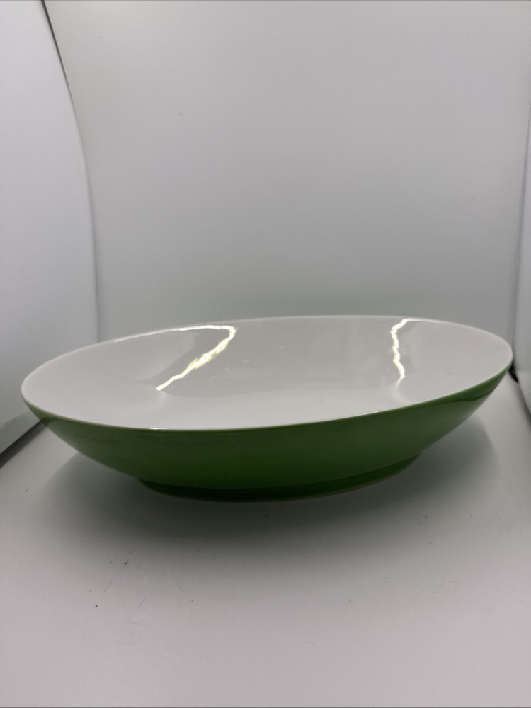Fitz & Floyd Vintage Circa 1975 RONDELET Tourquoise Oval veggie bowl